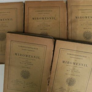 Miromesnil Correspondance Politique Et Administrative de Miromesnil