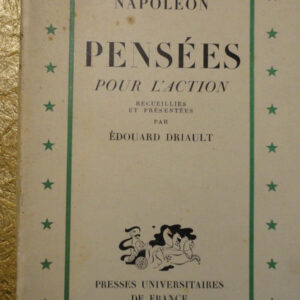 NAPOLEON - PENSEES POUR L'ACTION 1943