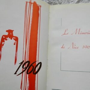 NICE MEMORIAL DE NICE 1960