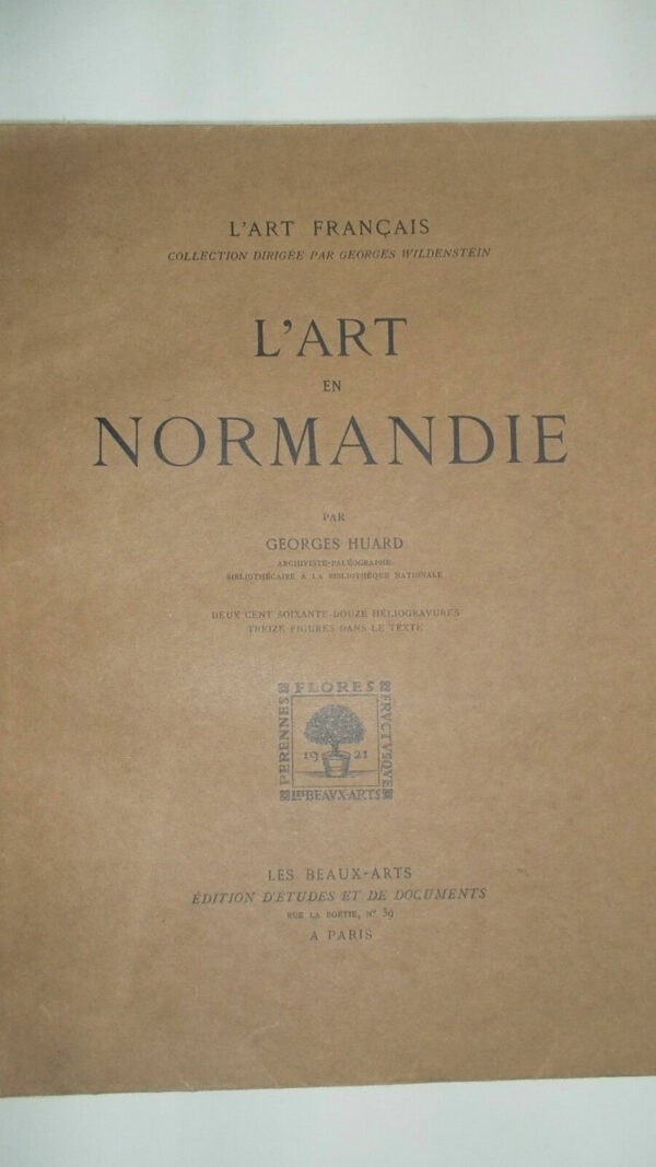 Normandie HUARD, G. L'Art en Normandie  1928 – Image 3