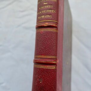 Numismatique Cachets d'oculistes Romains 1882