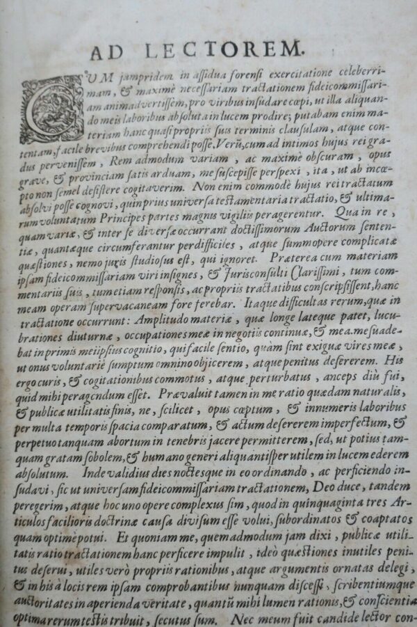 PEREGRINI.. Antonni Marc Antoine De Fideicommissis Præsertim universalibus 1645 – Image 4