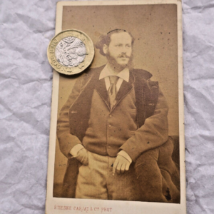 Photo ancienne  65 x 105 mm.