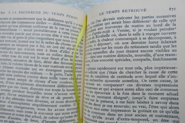 Proust, Marcel A la recherche du temps perdu PLEIADE 1954 – Image 11
