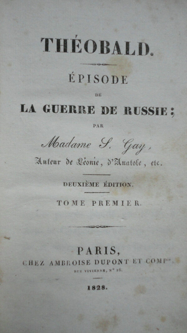 Russie Episode de la guerre en Russie S. Gay 1828 – Image 5