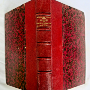 TENCIN  Mémoires du Comte de Comminges - Le siège de Calais. 1885