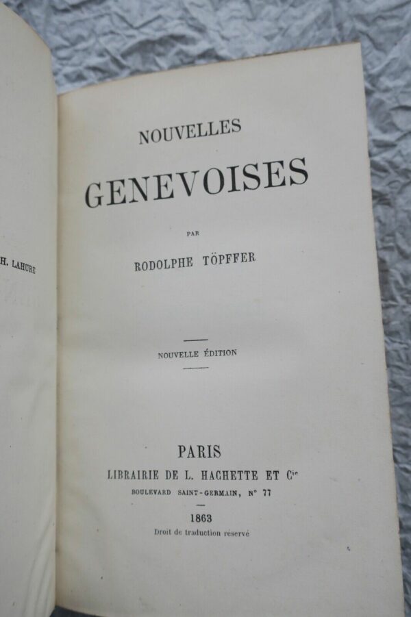 TOPFFER RODOLPHE NOUVELLES GENEVOISES 1863 – Image 7