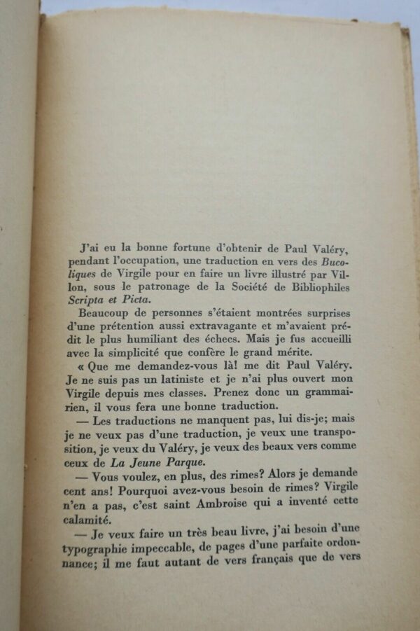 VALERY PAUL TRADUCTION EN VERS DES BUCOLIQUES DE VIRGiLE SP – Image 7