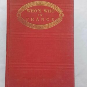 Who`s Who in France (4e édition). Dictionnaire biographique  1959-1960