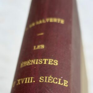 ébénistes du XVIIIe siècle, leurs oeuvres et leurs marques 1934