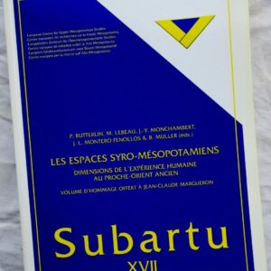 espaces syro-mesopotamiens. Dimensions de l'experience humaine au Proche-Orient