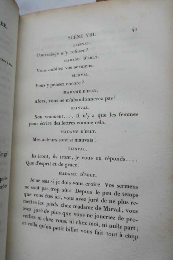 restauration LECLERC : PROVERBES DRAMATIQUES, 1827 – Image 10