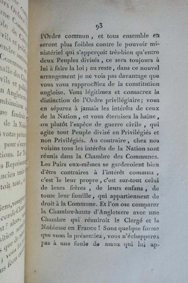 révolution SIEYES Qu'est-ce que le Tiers-Etat ? 1789 – Image 3