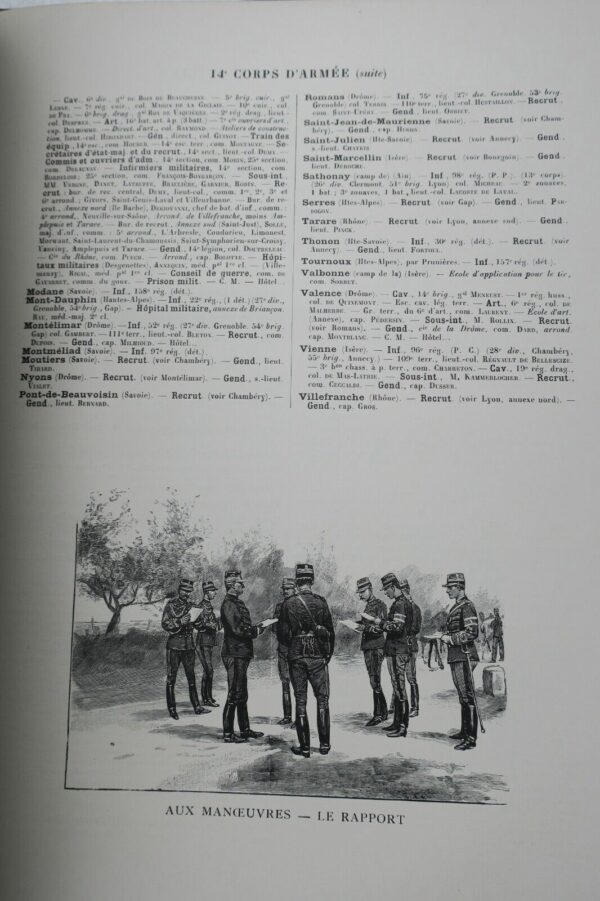 ARMEE FRANCAISE ALBUM ANNUAIRE 13E ANNEE 1901 + dédicace – Image 8