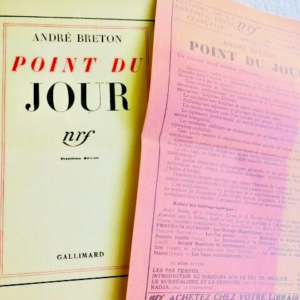 BRETON (André) Point du jour   1934