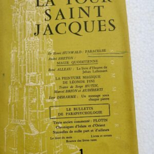 Breton La Tour Saint Jacques N° 1 Novembre Decembre 1955