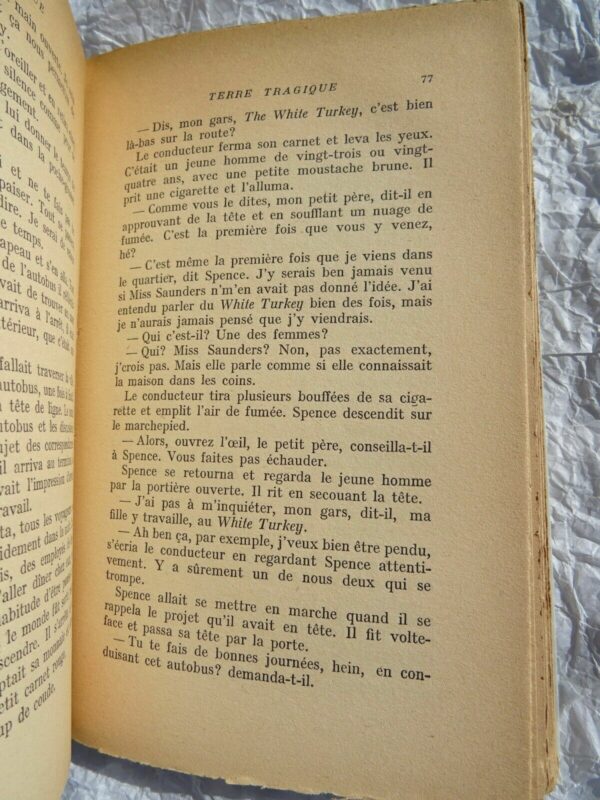 CALDWELL (Erskine). Terre tragiqueGallimard blanche – Image 4