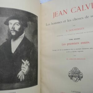 Calvin DOUMERGUE Les hommes et les choses de son temps