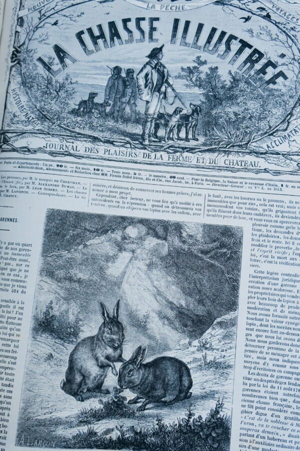 Chasse illustrée - Journal des plaisirs de la ferme et du château 1867 – Image 10