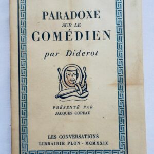 DIDEROT Paradoxe sur le comédien ill-Tcherkessof