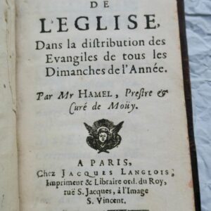 Esprit de l'église 1682