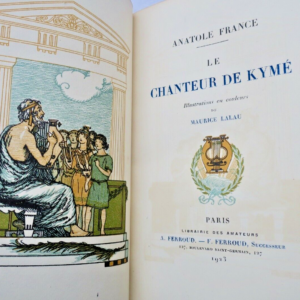 FRANCE Anatole Le chanteur de Kymé illustré par Lalau
