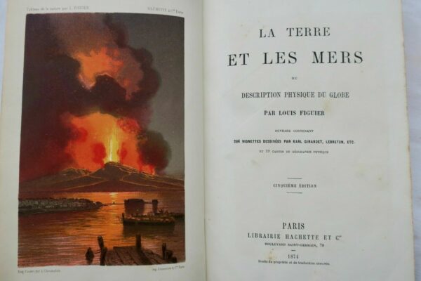 Figuier La terre et les mers ou description physique du globe 1874