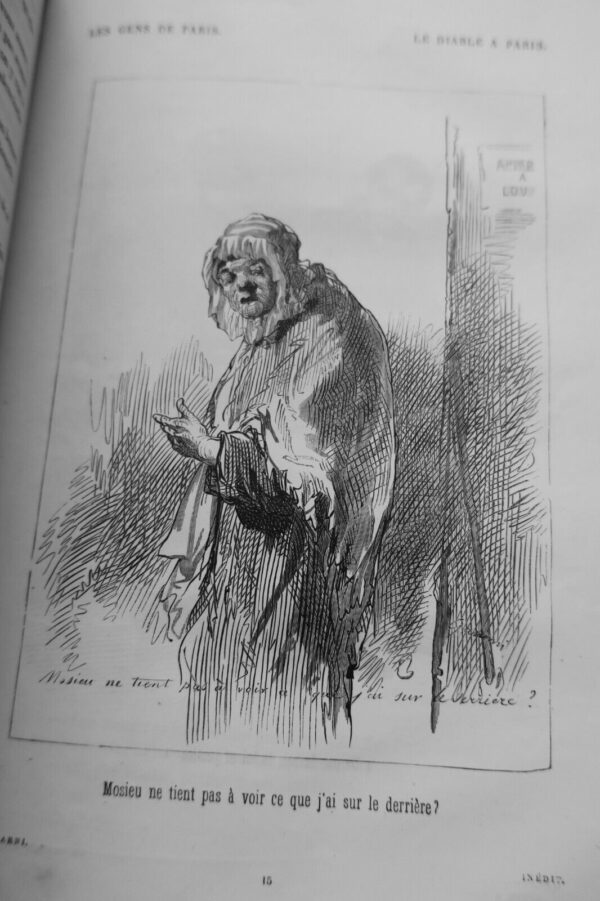 GAVARNI GRANDVILLE La diable à Paris , Paris et les parisiens J . hetzel – Image 7