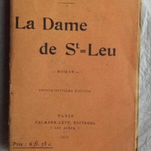 GYP  LA DAME DE ST-LEU 1924