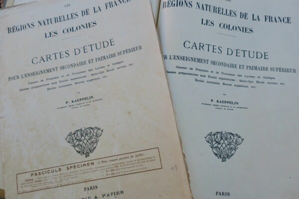 Géographie Kaeppelin Régions naturelles de la France les colonies... – Image 5