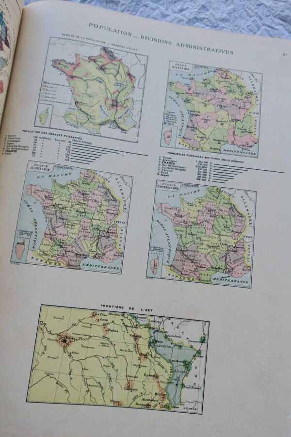 Géographie Kaeppelin Régions naturelles de la France les colonies... – Image 7