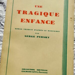 Gorki Maxime Une tragique enfance