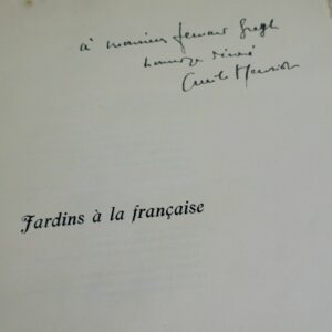 HENRIOT Emile JARDINS A LA FRANCAISE Sonnets 1911