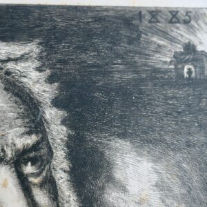 Hugo Victor HUGO eau-forte 39,5 x 26,5 cm