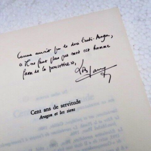 JANOVER Louis Cent Ans de Servitude, Aragon et Les Siens
