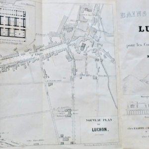 Luchon Boubée  Bains et courses de Luchon, vrai guide 1860