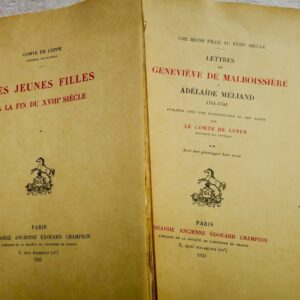 Luppé Lettre de Geneviève de Malboissière à Adélaïde Méliand