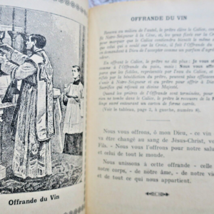 Messe  SAINTE MESSE EN 40 TABLEAUX EXPLICATIFS 1935