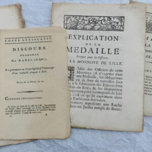 Monnaie Lille révolution Médaille