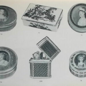 Objets de vitrine relatifs à la parfumerie principament au 18è siècle orfèvrerie