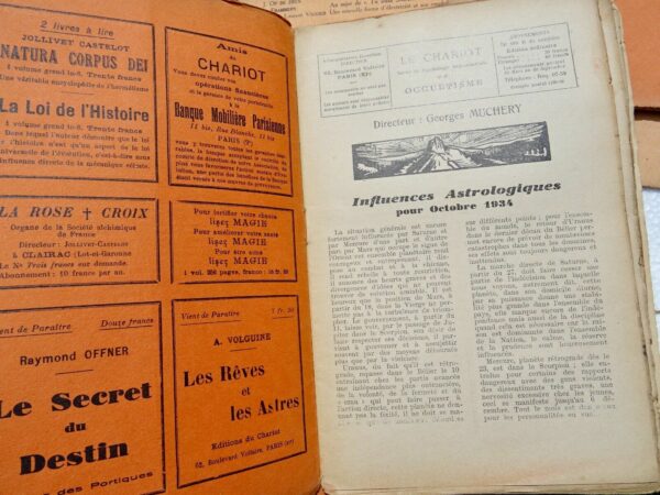 Okkultismus Die Chariot. Zeitschrift Monatliche Psychologie Experimentelle Und - – Image 16