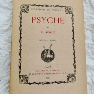 PRON PSYCHE cahiers du portique 1925