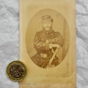 Photo ancienne officier français 106 x 62 mm.