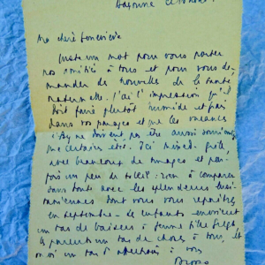 Pierre Brossolette  lettre autographe signée