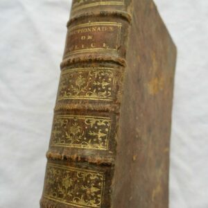 Police Dictionnaire ou Traité de la police générale des villes 1775