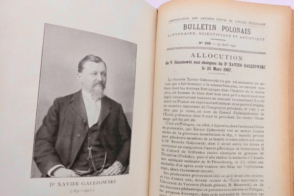 Pologne BULLETIN POLONAIS Litteraire Scientifique et Artistique 1905 1906 1907 – Image 12