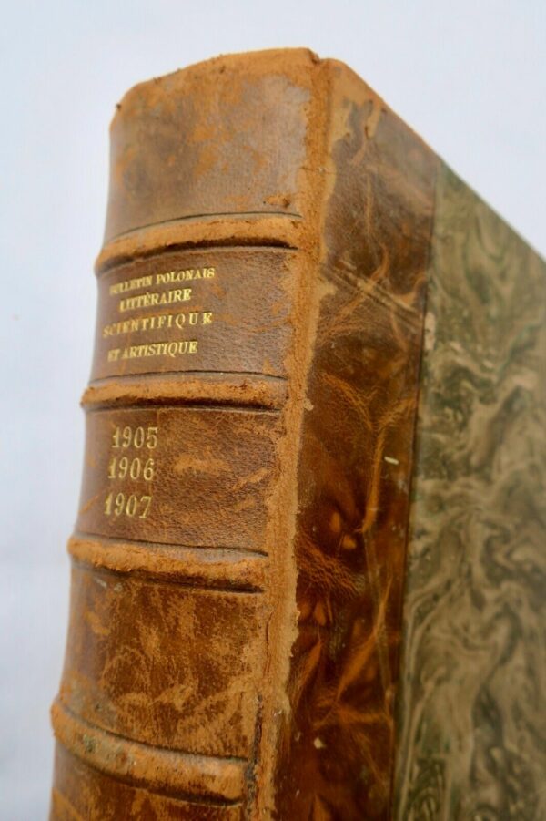 Pologne BULLETIN POLONAIS Litteraire Scientifique et Artistique 1905 1906 1907 – Image 3