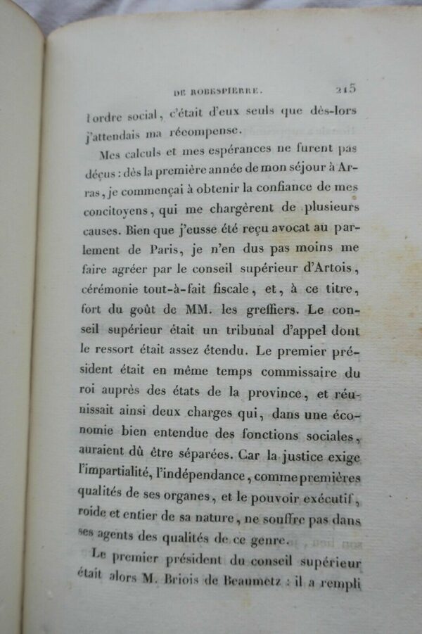 Robespierre Mémoires authentiques 1830 – Image 10