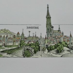 Strasbourg, héliogravures d'après divers documents 1493-1855