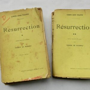 TOLSTOI Léon Résurrection 1900 EO